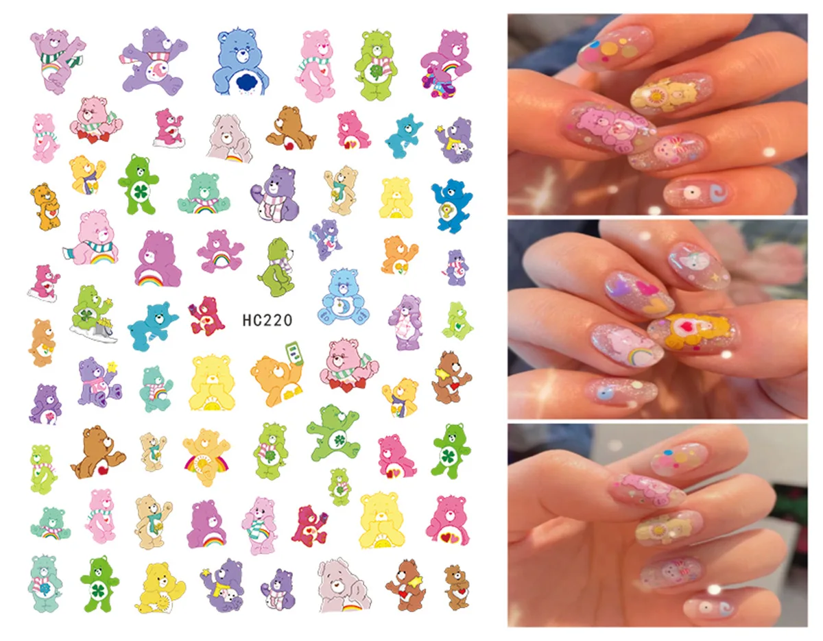 1PCS Anime 3D Sticker Nail Art Ornament Cartoon Colorful Bear Nail Art Sticker Nail Slider DIY Everything about Nail Art
1PCS Anime 3D Sticker Nail Art Ornament Cartoon Colorful Bear Nail Art Sticker Nail Slider DIY Everything about Nail Art