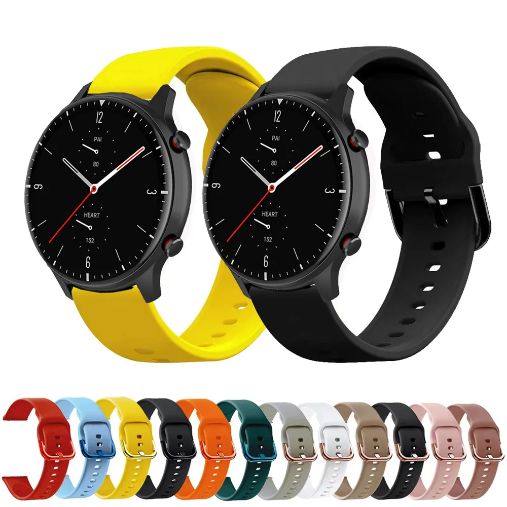 Ремешок силиконовый для AMazfit GTR 2 2E, спортивный сменный Браслет 22 мм для Amazfit GTR 47 мм/Pace Stratos 2 2S 3/Huawei GT 2 Band
Ремешок силиконовый для AMazfit GTR 2 2E, спортивный сменный Браслет 22 мм для Amazfit GTR 47 мм/Pace Stratos 2 2S 3/Huawei GT 2 Band