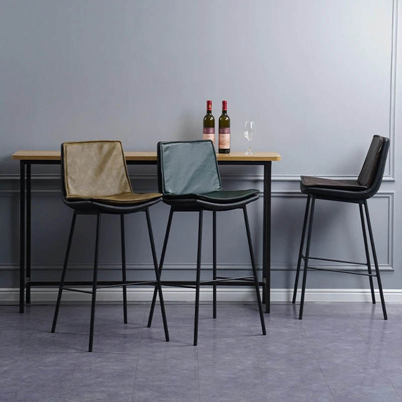 Comfortable Black Nordic Dining Chairs Metal Leather Barstools Kitchen Chairs Low Back Sillas De Comedor Kitchen Furniture
Comfortable Black Nordic Dining Chairs Metal Leather Barstools Kitchen Chairs Low Back Sillas De Comedor Kitchen Furniture