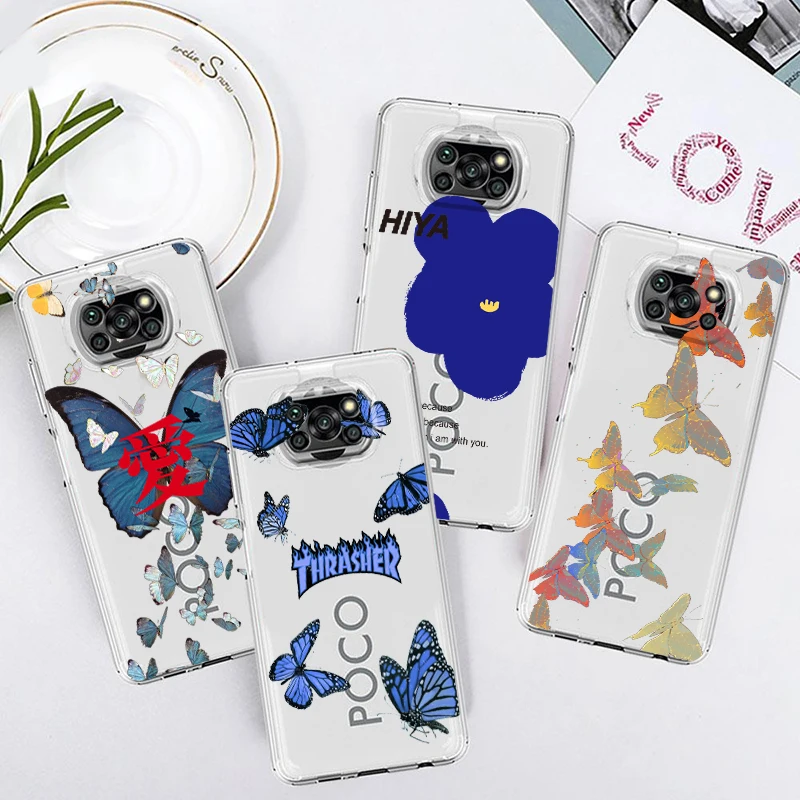 Luxury Beautiful Flower Butterfly For Xiaomi Mi Poco X4 X3 NFC F4 F3 GT M4 M3 M2 X2 F2 F1 Pro C3 5G Civi Transparent Phone Case
Luxury Beautiful Flower Butterfly For Xiaomi Mi Poco X4 X3 NFC F4 F3 GT M4 M3 M2 X2 F2 F1 Pro C3 5G Civi Transparent Phone Case