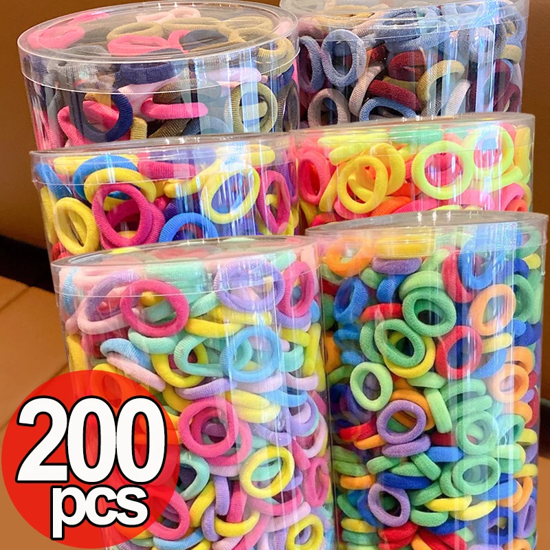 100/200PCS Colorful Basic Nylon Ealstic Hair Band Kids Girls Ponytail Holder Ties Scrunchie Small Mini Headwear Rubber Bands
100/200PCS Colorful Basic Nylon Ealstic Hair Band Kids Girls Ponytail Holder Ties Scrunchie Small Mini Headwear Rubber Bands