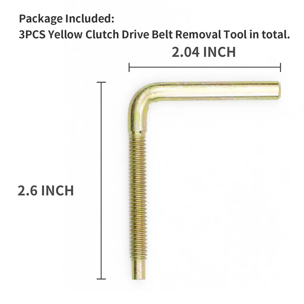 Get Your Polaris RZR XP Turbo RS1 belt change done right with 2875911 Clutch Drive Belt Removal Tool (Set of 3)
Get Your Polaris RZR XP Turbo RS1 belt change done right with 2875911 Clutch Drive Belt Removal Tool (Set of 3)