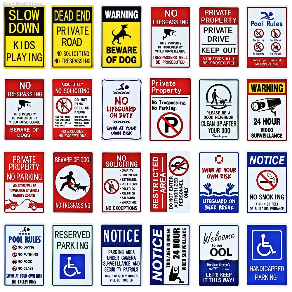 Notice/Warning Sign Swim At Your Own Risk Metal Plaque Vintage Pool Rules Tin Sign Retro Plate Wall Decor For Pool Public Area
Notice/Warning Sign Swim At Your Own Risk Metal Plaque Vintage Pool Rules Tin Sign Retro Plate Wall Decor For Pool Public Area