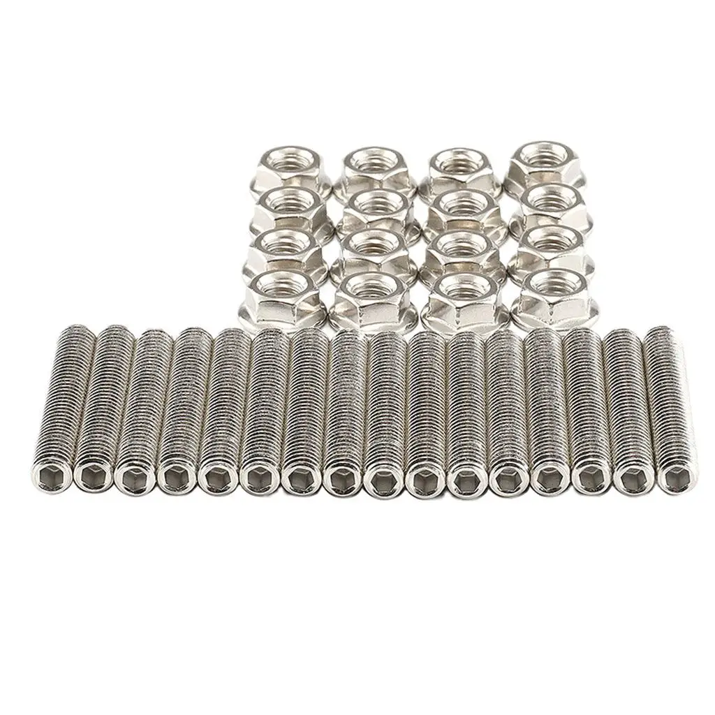 32pcs/set Stainless Exhaust s Stud Set - for 4.6, 5.4L V8 2 s - Car Accessory Part
32pcs/set Stainless Exhaust s Stud Set - for 4.6, 5.4L V8 2 s - Car Accessory Part