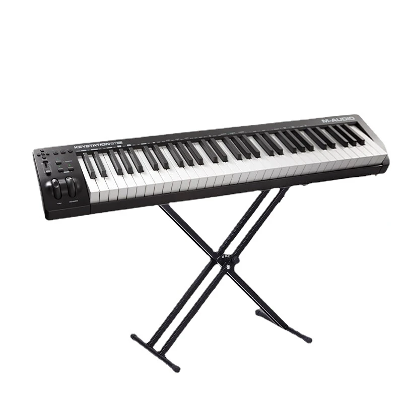 

HOT SALES ON M-AUDIO 61MK3 61 Key Keystation Professional MIDI Workstation Half Counterweight Arranger Keyboard with X Holder