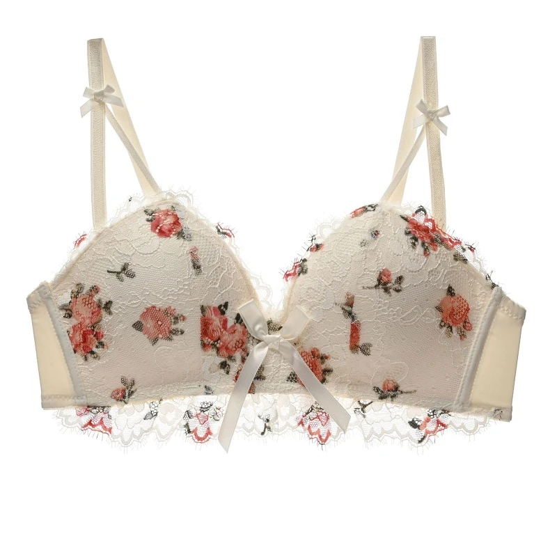 Women's Support Wirefree Bra Plus Size No Wire Bra Sweet Girls Eyelash Lace Bra Tops Breathable Comfy Gathered Underwear
Women's Support Wirefree Bra Plus Size No Wire Bra Sweet Girls Eyelash Lace Bra Tops Breathable Comfy Gathered Underwear