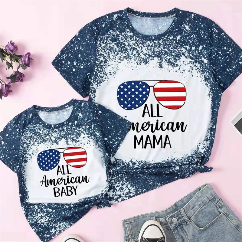 Family Set Mother Daughter Matching T-shirts Dresses Mommy and Me Tee shirt Clothes Woman Girls Independence Day Tops
Family Set Mother Daughter Matching T-shirts Dresses Mommy and Me Tee shirt Clothes Woman Girls Independence Day Tops