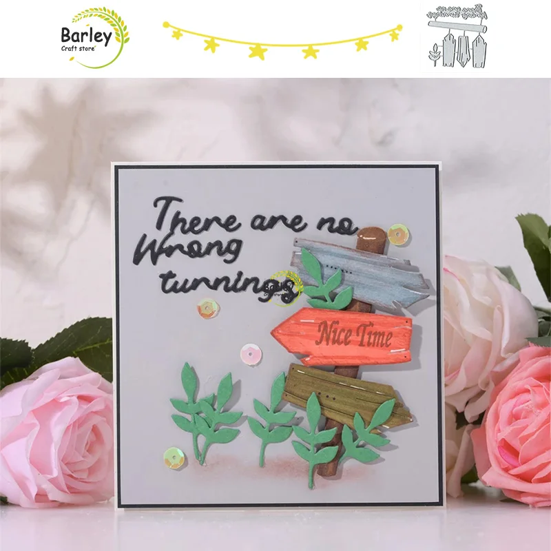 Road Sign Cutting Dies Scrapbook Embossing Craft Die Cut DIY Decorative Album Cover Blade Punch Stencils
Road Sign Cutting Dies Scrapbook Embossing Craft Die Cut DIY Decorative Album Cover Blade Punch Stencils