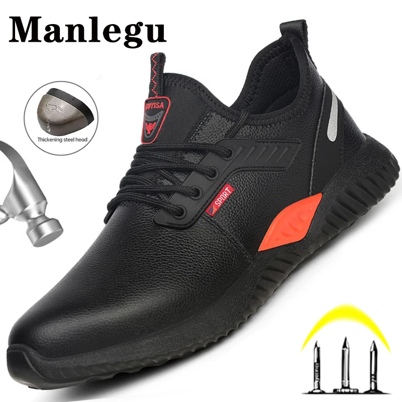 PU Leather Work Safety Shoes Steel Toe Safety Boots Male Indestructible Shoes Lightweight Work Sneakers Boots Construction Shoes
PU Leather Work Safety Shoes Steel Toe Safety Boots Male Indestructible Shoes Lightweight Work Sneakers Boots Construction Shoes