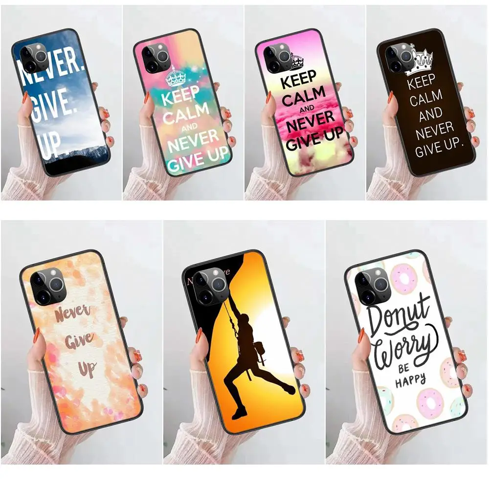 

Life Is Sweet Never Give Up For Galaxy A01 A02S A03S A10 A10E A10S A11 A750 A6 A7 A8 Core Plus 2018 Star Soft TPU 2021 New
