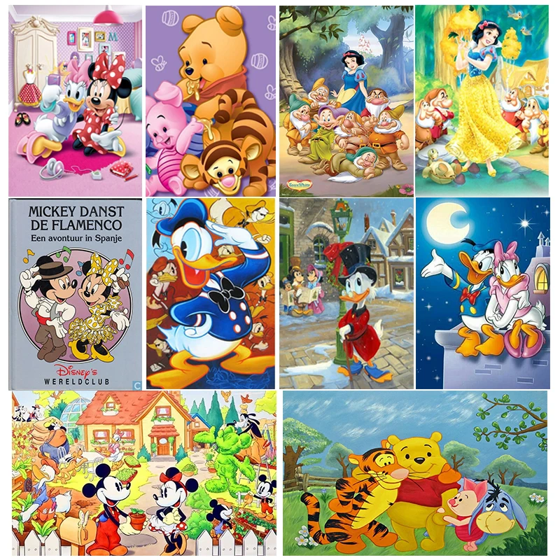 Disney DIY Diamond Painting Kit 5D Winnie Mickey Donald Duck Mosaic Diamond Embroidery Cross Stitch Crafts Cartoon Picture Art 
Disney DIY Diamond Painting Kit 5D Winnie Mickey Donald Duck Mosaic Diamond Embroidery Cross Stitch Crafts Cartoon Picture Art