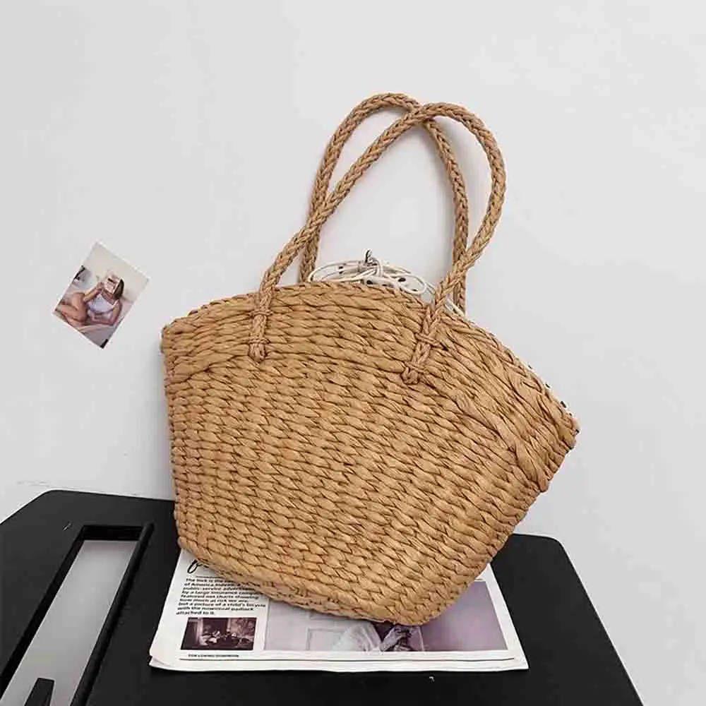 Stylish Summer Bag for Women High Quality Straw Beach Tote Bag Luxury Female Bucket Daily Bag Unique Handbags and Purses 2022
Stylish Summer Bag for Women High Quality Straw Beach Tote Bag Luxury Female Bucket Daily Bag Unique Handbags and Purses 2022
