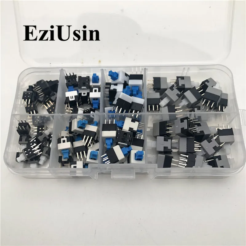 40pcs/80pcs 5.8/7/8/8.5mm 6 pins self locking reset Push Tact Power Micro Switch Button 5.8*5.8 7x7 8x8 8.5*8.5 non-lock
40pcs/80pcs 5.8/7/8/8.5mm 6 pins self locking reset Push Tact Power Micro Switch Button 5.8*5.8 7x7 8x8 8.5*8.5 non-lock