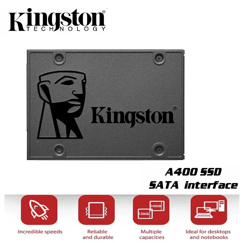 

Внутренний твердотельный накопитель Kingston Digital A400 SSD 120 ГБ 240 ГБ 480 ГБ SATA 3 2,5 дюйма, жесткий диск HDD, жесткий диск HD SSD 240 ГБ, ноутбук, ПК