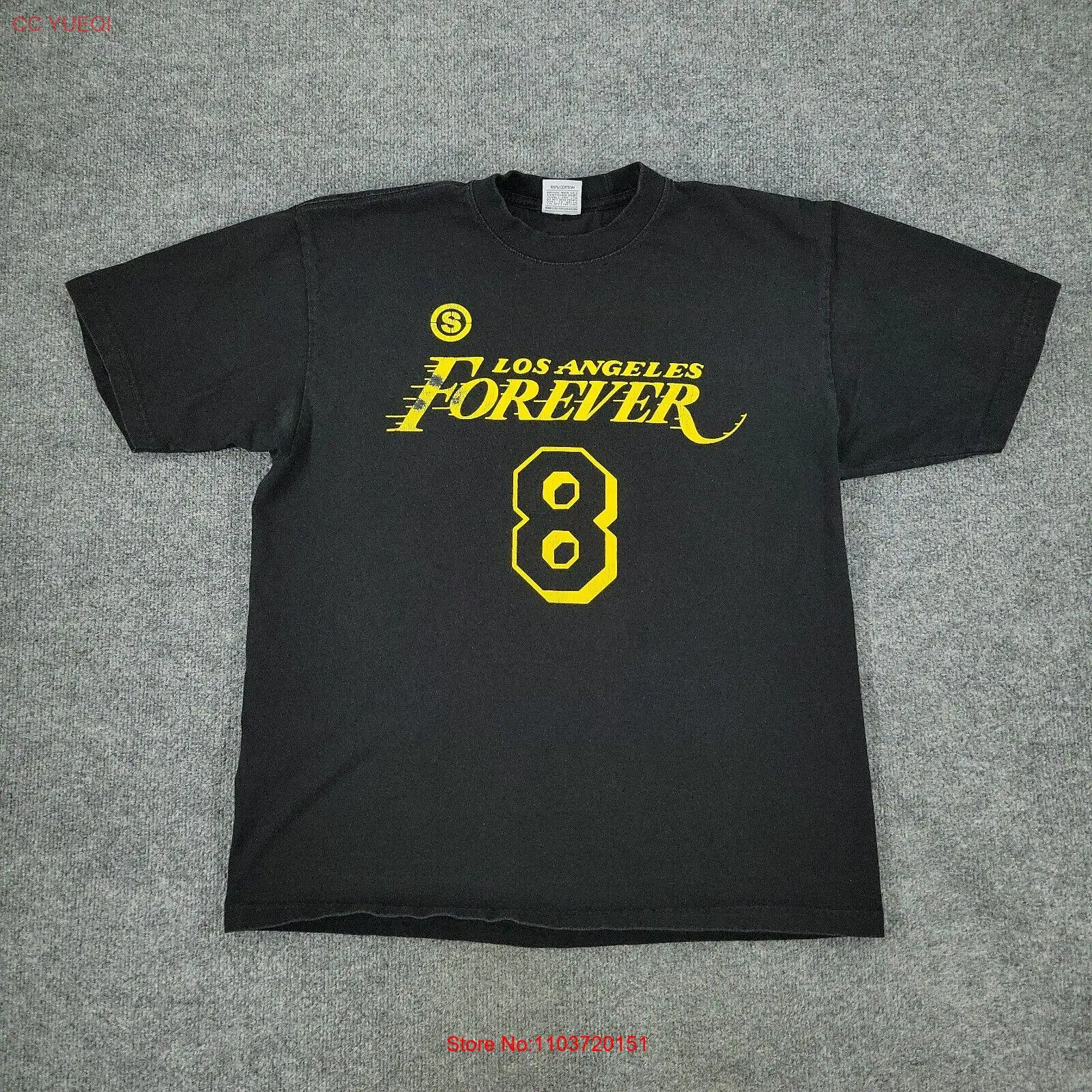 Уличная рубашка XL для мужчин черная с рисунком из игры Los Angeles Forever баскетбольная