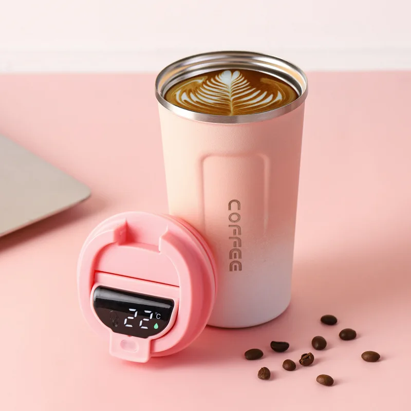 Travel Coffee Cup LED Temperature Display Thermal Mug Portable Insulated Tumbler Vacuum Flasks 380/510ml Smart Thermos Bottle
Travel Coffee Cup LED Temperature Display Thermal Mug Portable Insulated Tumbler Vacuum Flasks 380/510ml Smart Thermos Bottle