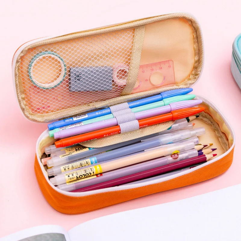 Large Capacity Pencil Bag Children Stationery Holder Box Oxford Cloth Pen Case Zipper Pencil Pouch Student School Supplies
Large Capacity Pencil Bag Children Stationery Holder Box Oxford Cloth Pen Case Zipper Pencil Pouch Student School Supplies