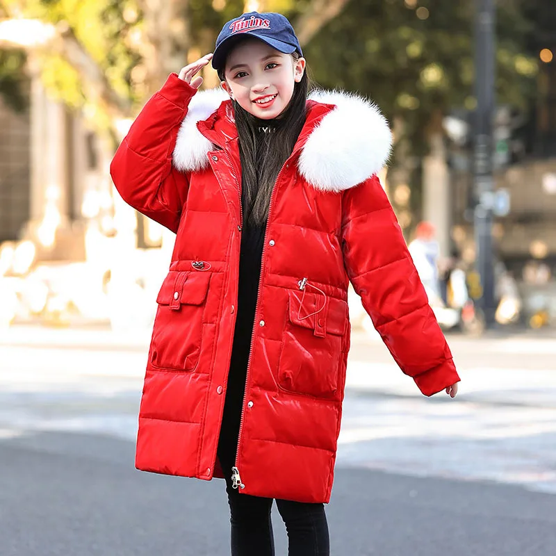 Kids Winter Jackets for Girls Warm Red Pink Long Down Parkas 8 9 10 11 12 years Fur Hoodies Coat Children
Kids Winter Jackets for Girls Warm Red Pink Long Down Parkas 8 9 10 11 12 years Fur Hoodies Coat Children