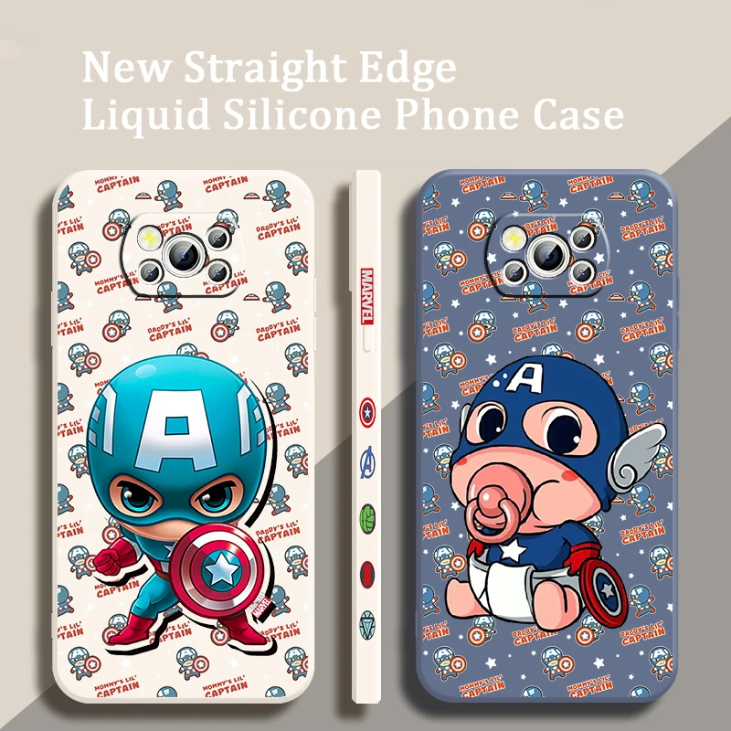 Marvel Cute Hero Avengers Case For Xiaomi Mi Poco X4 X3 M4 M3 F4 F3 GT Pro NFC 5G Soft Liquid Left Rope Phone Cover
Marvel Cute Hero Avengers Case For Xiaomi Mi Poco X4 X3 M4 M3 F4 F3 GT Pro NFC 5G Soft Liquid Left Rope Phone Cover
