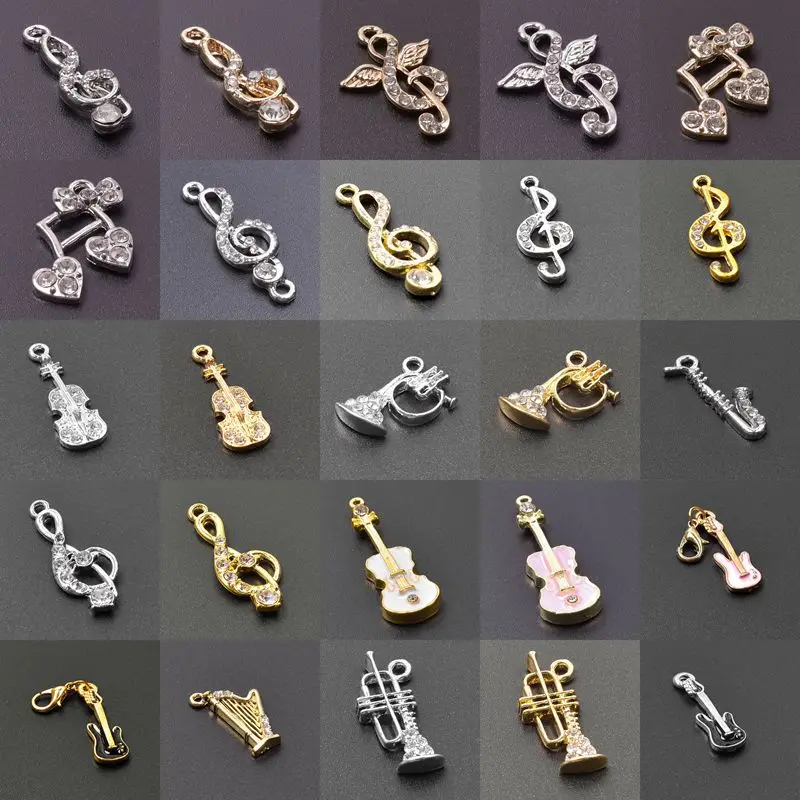 10pcs Enamel Charms Music Style Violin/Tuba With Rhinestone Pendant Alloy Guitar Handcraft Jewelry Making Dangle Bulk Materials
10pcs Enamel Charms Music Style Violin/Tuba With Rhinestone Pendant Alloy Guitar Handcraft Jewelry Making Dangle Bulk Materials