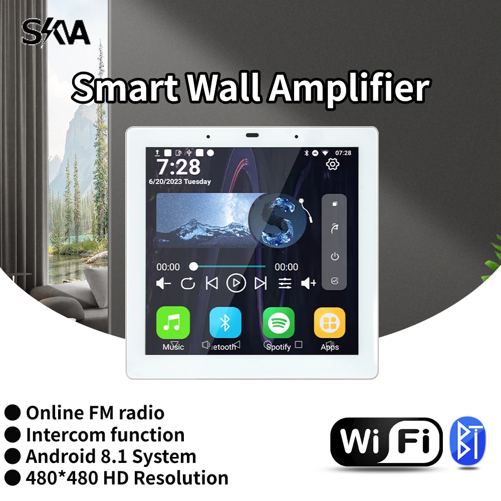 Bluetooth Sound Amplifiers Panel with Intercom Function-Space-Saving Design with Easy Installation Perfect for Home Theater
Bluetooth Sound Amplifiers Panel with Intercom Function-Space-Saving Design with Easy Installation Perfect for Home Theater