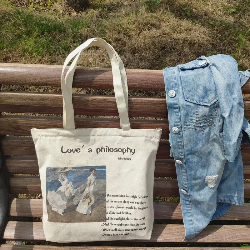 Women Canvas Shoulder Bag Van Gogh Printing Ladies Casual Handbag Tote Bag Large Capacity Cotton Reusable Shopping Beach Bag
Women Canvas Shoulder Bag Van Gogh Printing Ladies Casual Handbag Tote Bag Large Capacity Cotton Reusable Shopping Beach Bag