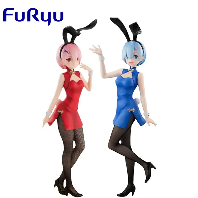 FuRyu Original Re Bunny Rem Ram Chinese Style Cheongsam 30 Cm Anime Action Figures Toys for Boys Girls Kids Gift
FuRyu Original Re Bunny Rem Ram Chinese Style Cheongsam 30 Cm Anime Action Figures Toys for Boys Girls Kids Gift