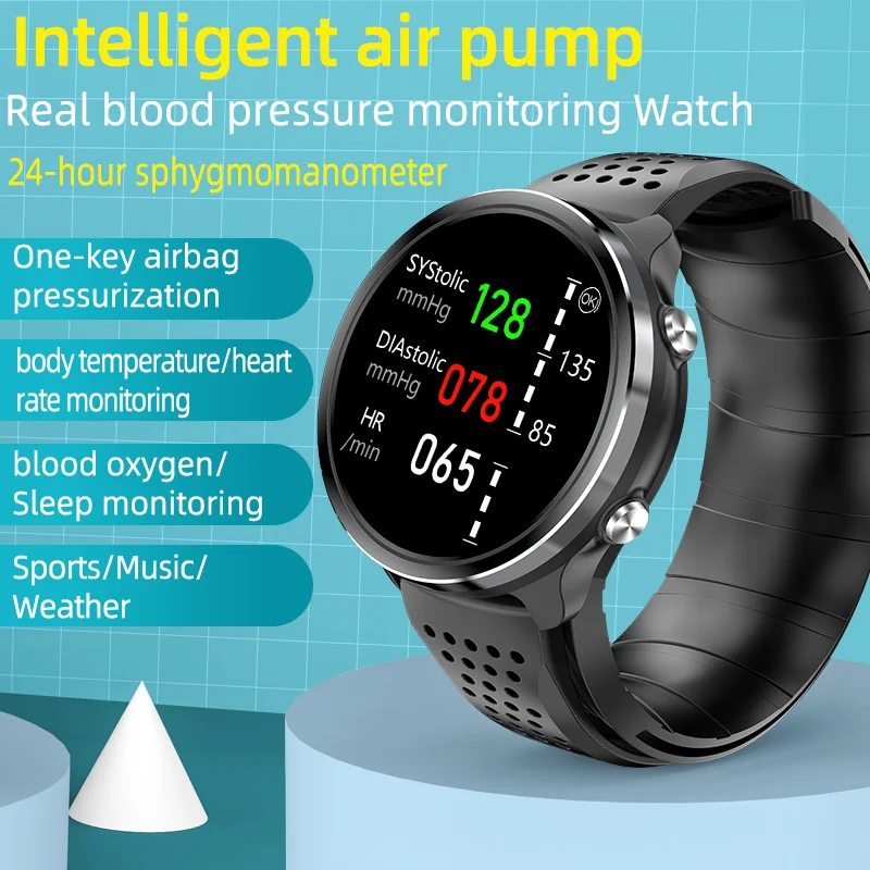 Airbag Type New Professional Medical Tool Smart Watch True Blood Pressure Oxygen Monitor With Airbag Voice Broadcast Smartwatch
Airbag Type New Professional Medical Tool Smart Watch True Blood Pressure Oxygen Monitor With Airbag Voice Broadcast Smartwatch