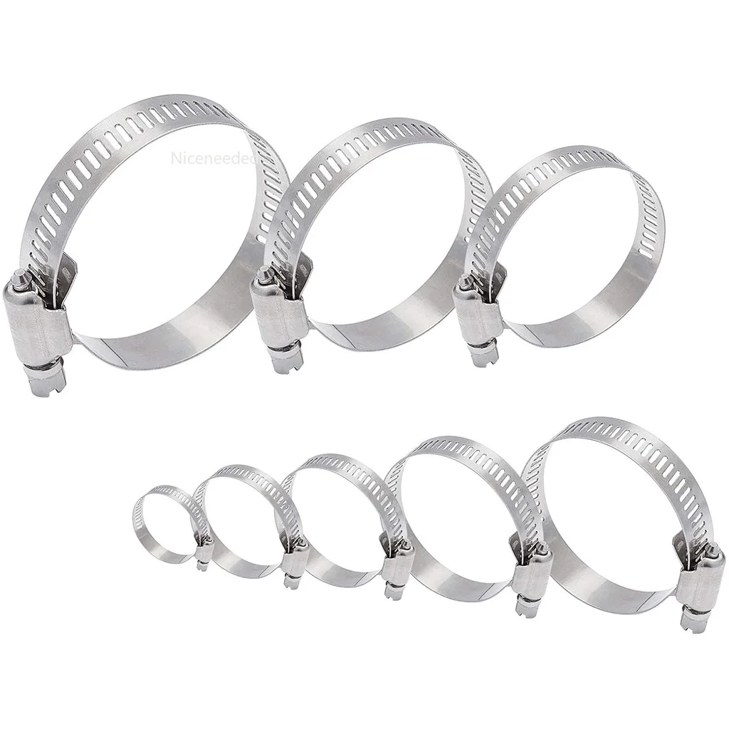 About 48pcs 8 Sizes Adjustable Worm Gear Hose Clamps Worm Gear Hose Clamps Assortment Kit for Water Pipe Plumbing Automotive
About 48pcs 8 Sizes Adjustable Worm Gear Hose Clamps Worm Gear Hose Clamps Assortment Kit for Water Pipe Plumbing Automotive