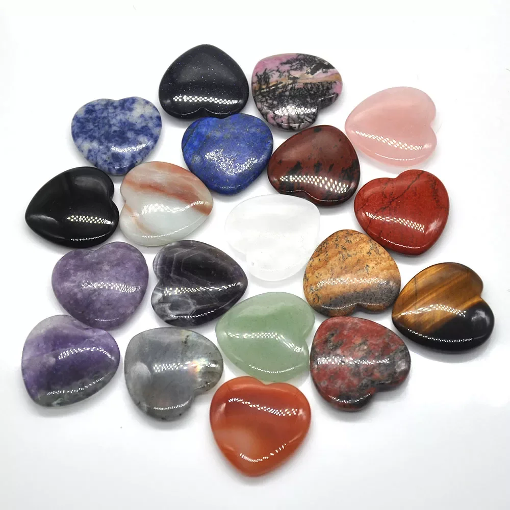 30MM Natural Love Puff Heart Shaped Healing Crystal Quartz Gemstone Pocket Palm Worry Stones Gift Wholesale For Jewelry Pendant
30MM Natural Love Puff Heart Shaped Healing Crystal Quartz Gemstone Pocket Palm Worry Stones Gift Wholesale For Jewelry Pendant