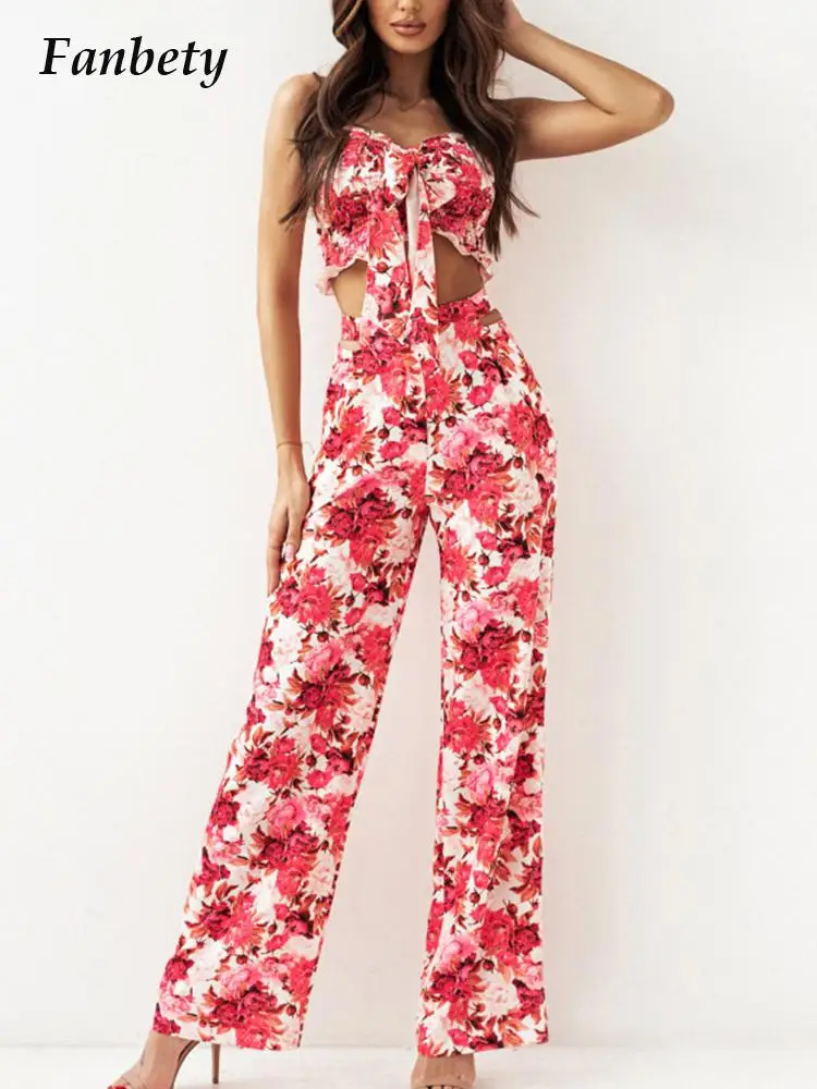 New Sexy Summer High Street Tie-Up Bow Strapless Crop Top + Casual Loose Straight Wide Leg Pants Suits Women Print Two Piece Set
New Sexy Summer High Street Tie-Up Bow Strapless Crop Top + Casual Loose Straight Wide Leg Pants Suits Women Print Two Piece Set