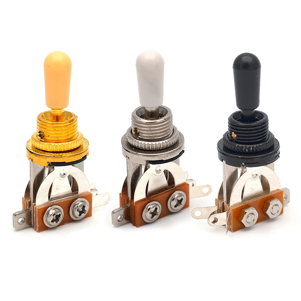 3-Way Toggle Switch Electric Guitar Pickup Selector Switch For LP ElectricGuitar Replaceable Electric Guitar Parts Accessories
3-Way Toggle Switch Electric Guitar Pickup Selector Switch For LP ElectricGuitar Replaceable Electric Guitar Parts Accessories