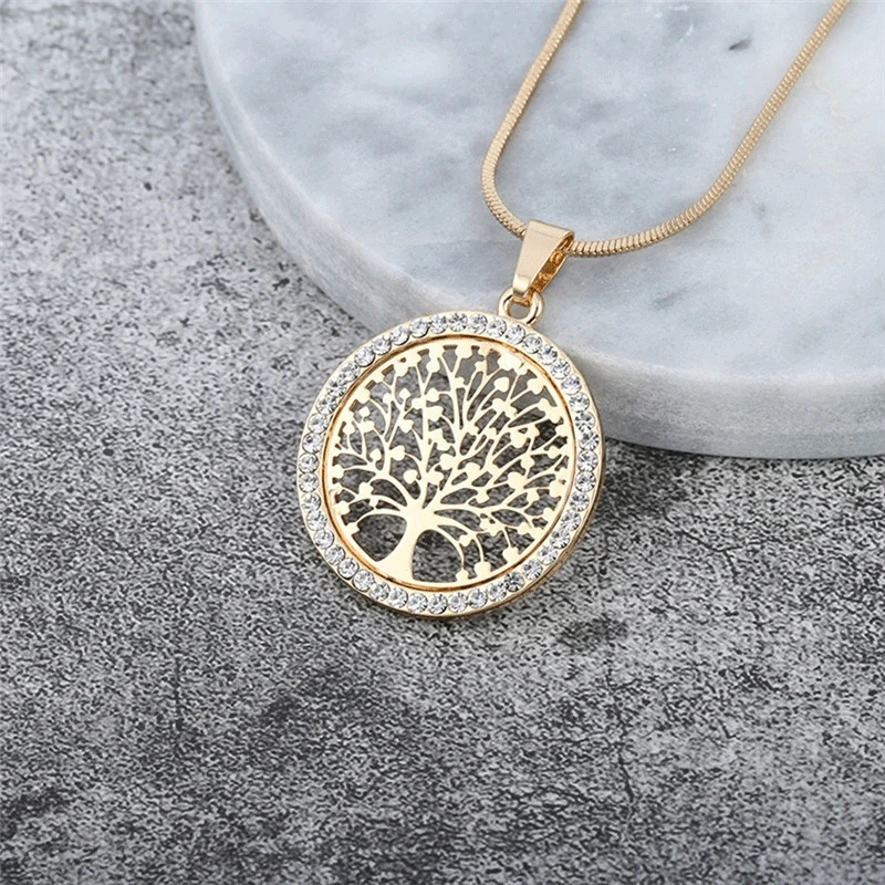Popular Tree of Life Pendant Necklaces for Women Elegant Jewelry Gifts(Rose Gold,Gold,Silver)Mother's Day Gift
Popular Tree of Life Pendant Necklaces for Women Elegant Jewelry Gifts(Rose Gold,Gold,Silver)Mother's Day Gift