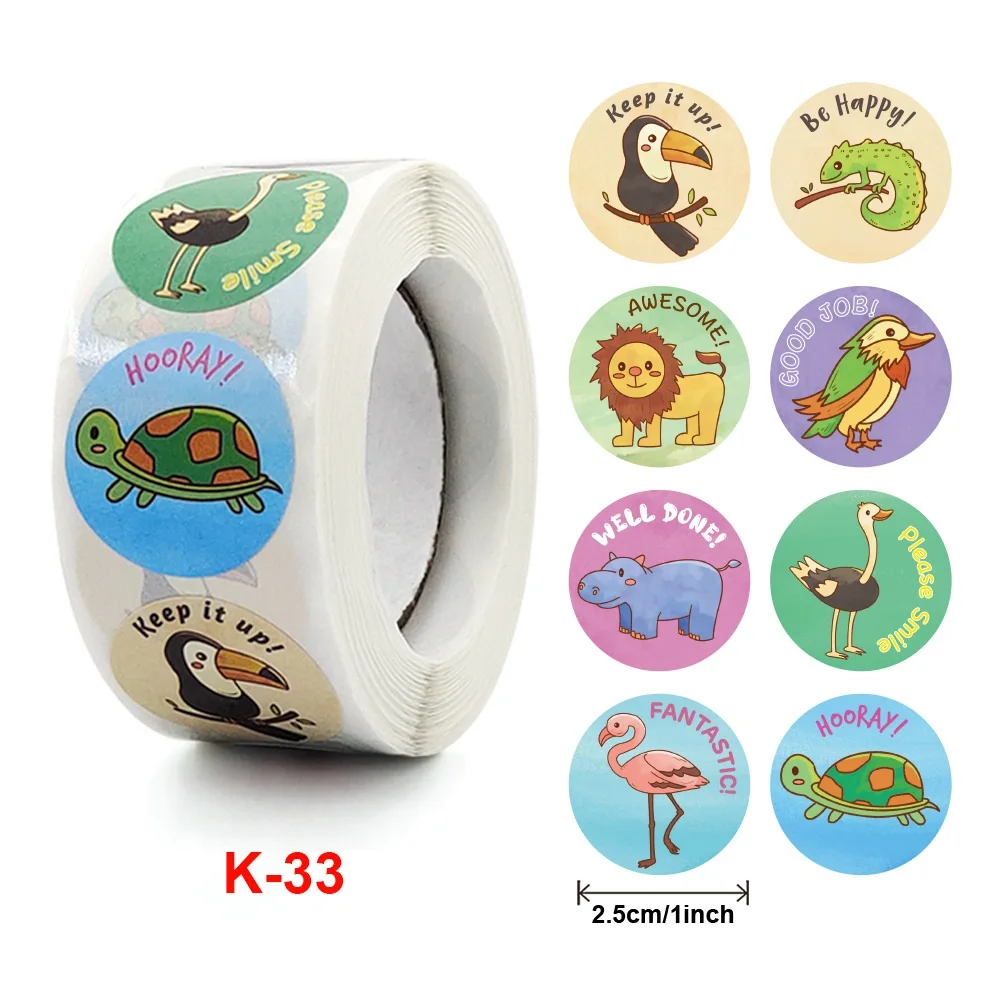 500pcs 2.5cm/1inch Cartoon Animal Children Cute Toy Game Sticker DIY Gift Sealing Turtles Hippopotamus Label Decoration Supply
500pcs 2.5cm/1inch Cartoon Animal Children Cute Toy Game Sticker DIY Gift Sealing Turtles Hippopotamus Label Decoration Supply