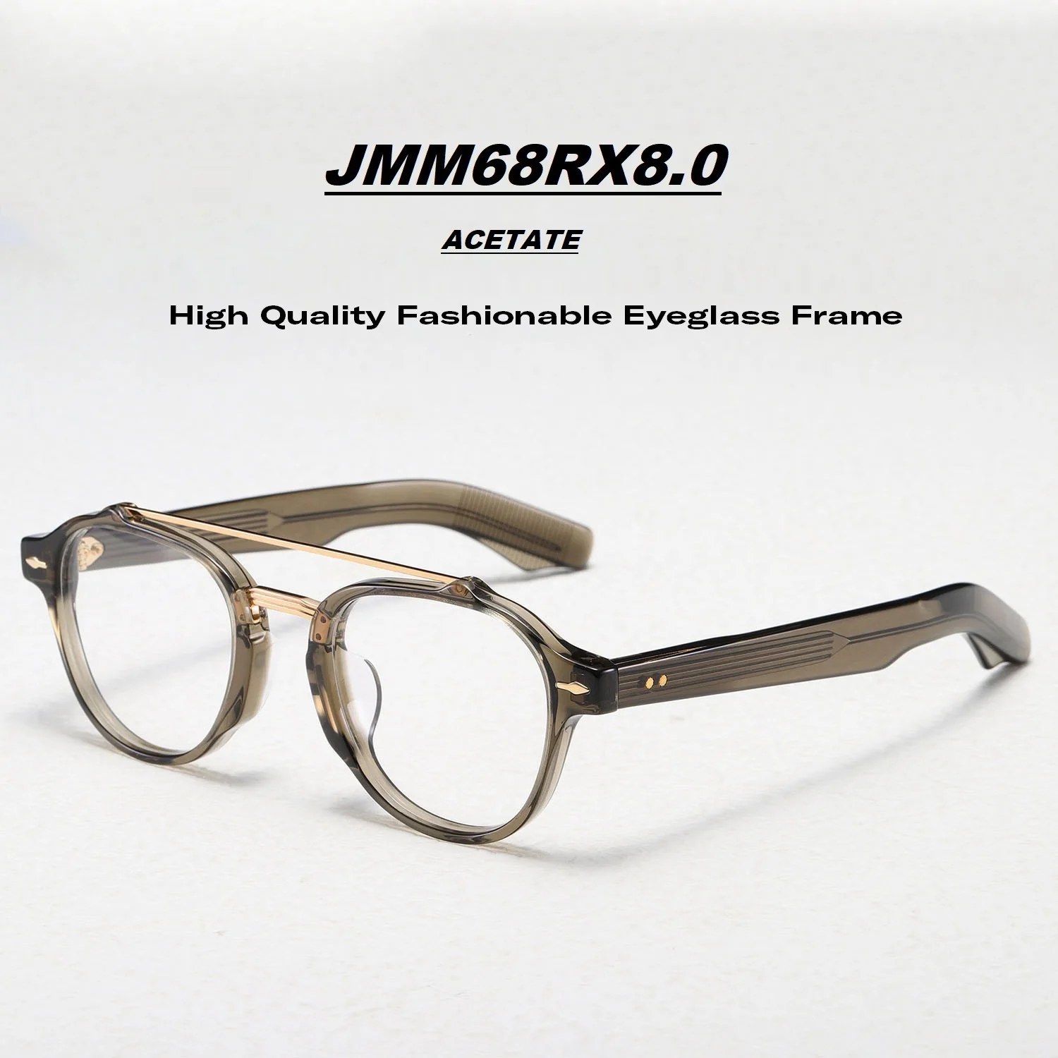 ELECCION Retro Acetate Glasses Frame For Men Optical Myopia Clear Lens Prescription Eyeglasses Round Double Beam Spectacle Frame
ELECCION Retro Acetate Glasses Frame For Men Optical Myopia Clear Lens Prescription Eyeglasses Round Double Beam Spectacle Frame