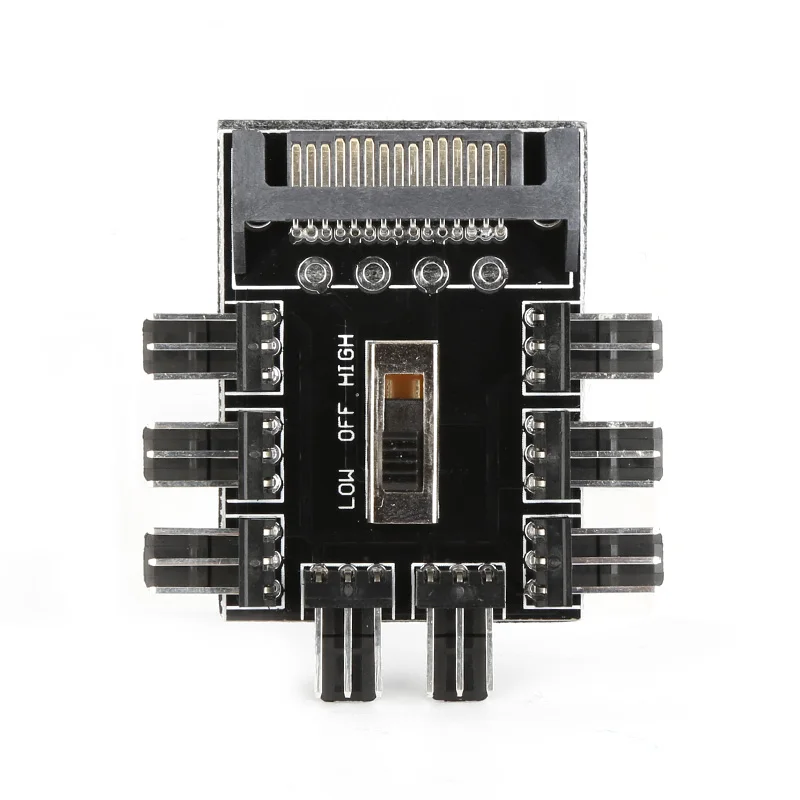 1 Tot 8 Multi Way Splitter Cooler Cooling Fan Hub 3pin 12V Stopcontact Pcb Adapter 2 Level Speed Controller Pc Computer
1 Tot 8 Multi Way Splitter Cooler Cooling Fan Hub 3pin 12V Stopcontact Pcb Adapter 2 Level Speed Controller Pc Computer