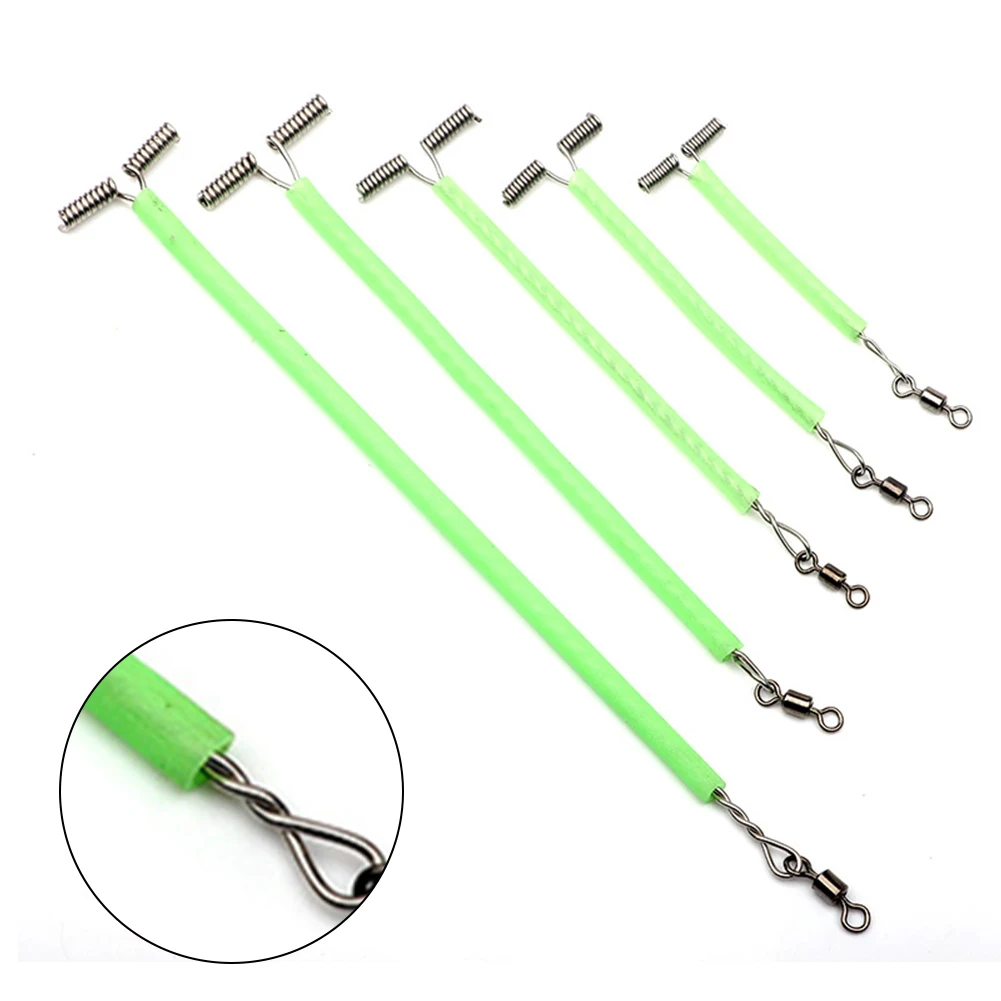 100pcs Fishing Swivel Luminous Tube Chain Hook T-Type Double Ear Balance Support With Eight-character Ring String Hook Hanging
100pcs Fishing Swivel Luminous Tube Chain Hook T-Type Double Ear Balance Support With Eight-character Ring String Hook Hanging