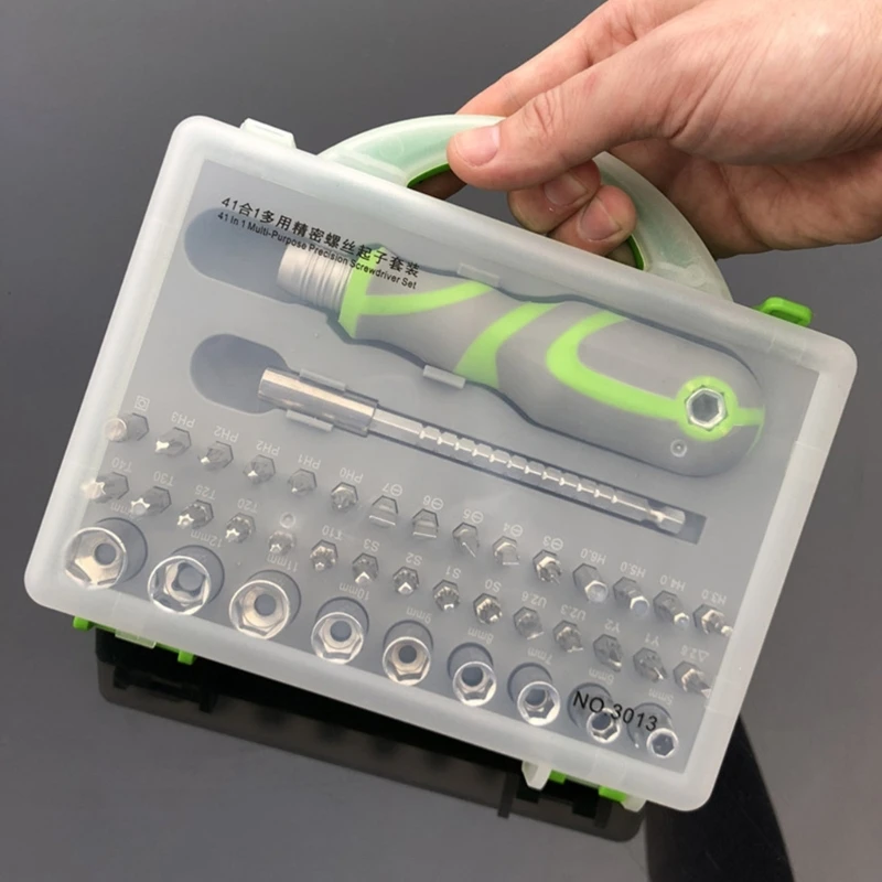 41 in 1 Precision Screwdriver Set Magnetic Precision Phone Computer Watch Disassembly Maintenance Hand Tool Screw Driver N84C
41 in 1 Precision Screwdriver Set Magnetic Precision Phone Computer Watch Disassembly Maintenance Hand Tool Screw Driver N84C