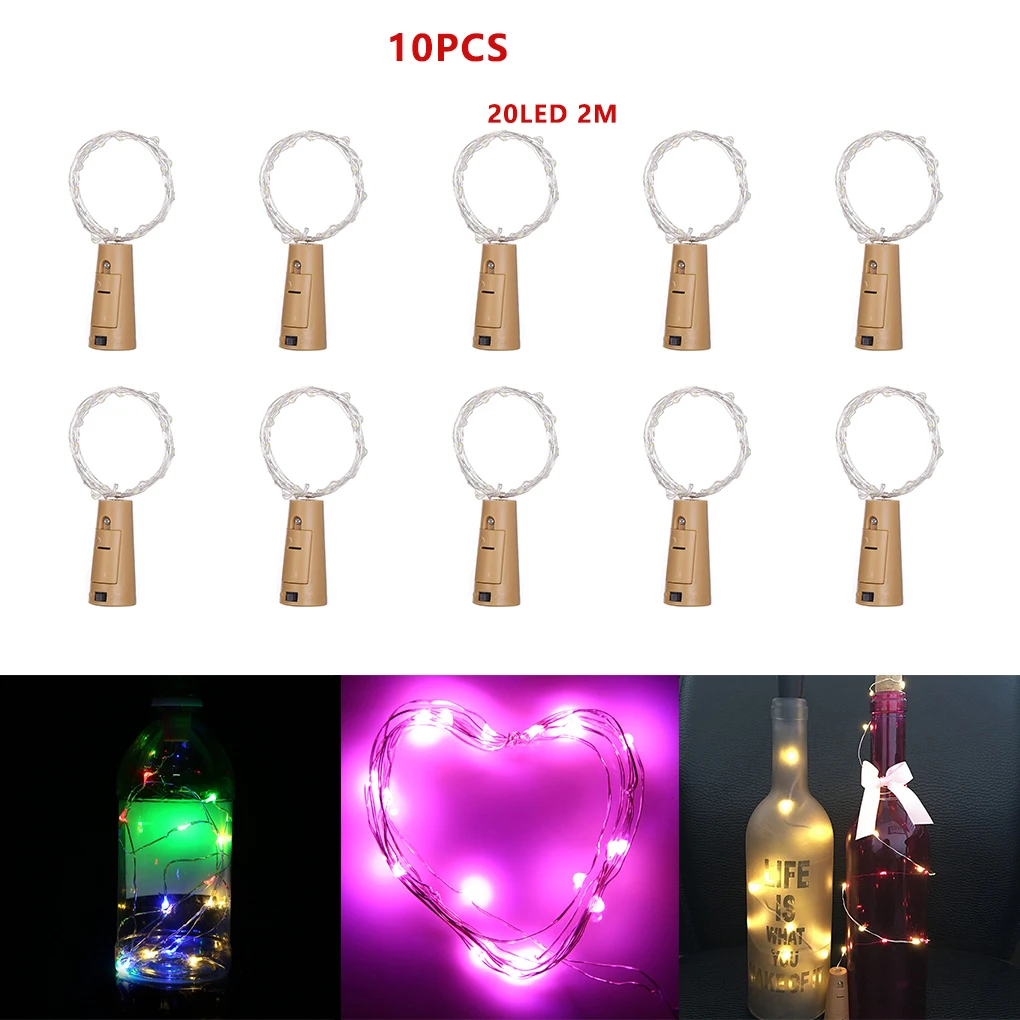 String Light LED Copper Wire Decoration String Lamp DIY Festival Wine Stopper Photography Prop Blue
String Light LED Copper Wire Decoration String Lamp DIY Festival Wine Stopper Photography Prop Blue