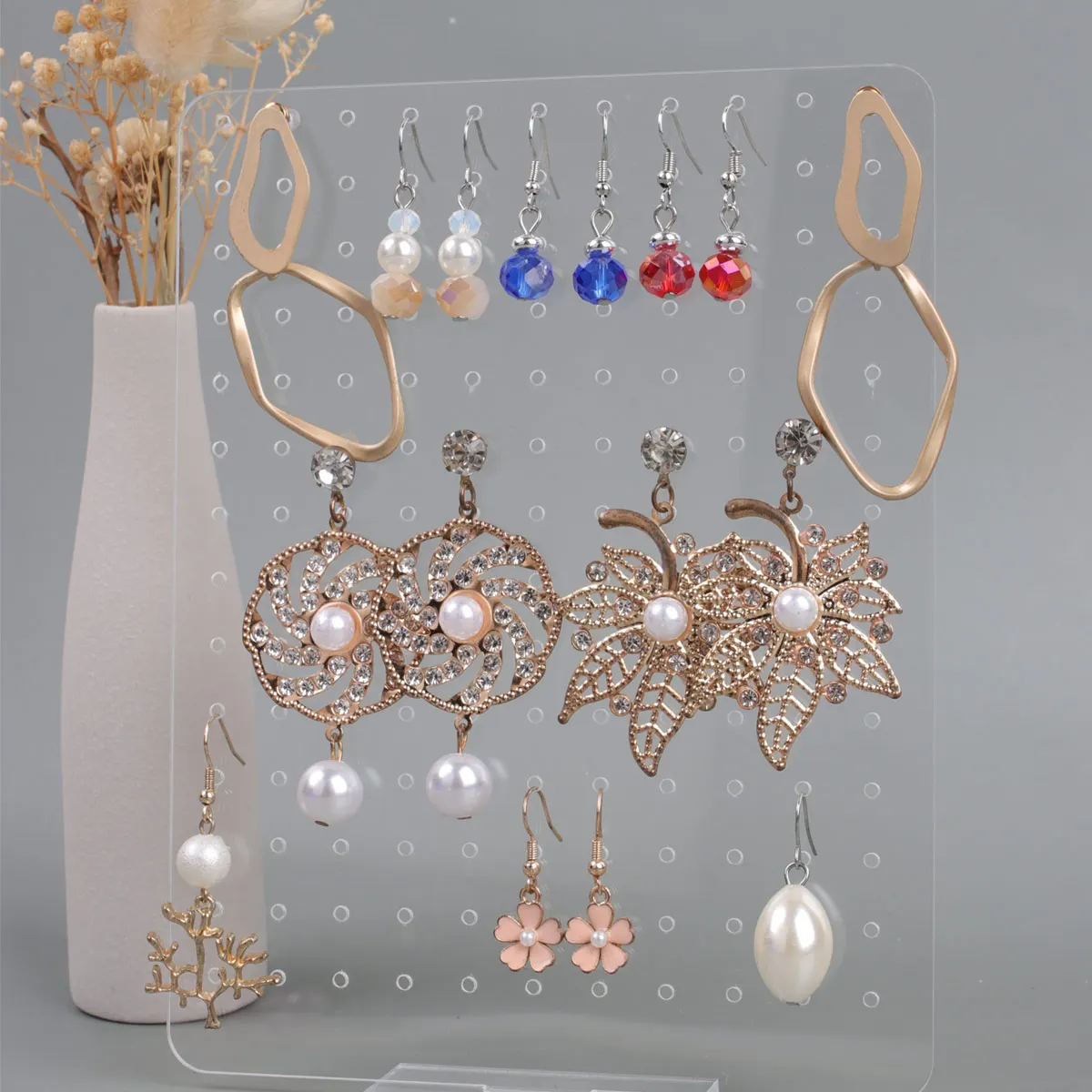 Transparent Acrylic Square Ear Stud Jewelry Storage Jewelry Display Storage Racks Ornaments Organizer Holder Gadgets for Home
Transparent Acrylic Square Ear Stud Jewelry Storage Jewelry Display Storage Racks Ornaments Organizer Holder Gadgets for Home