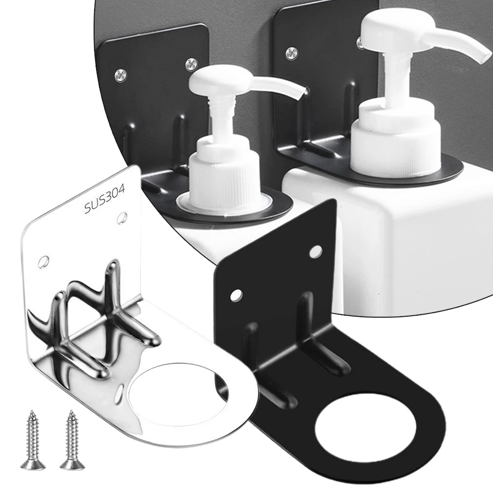 Stainless Steel Rack Bathroom Wall Mounted Shower Gel Bottle Holder Dispenser Pump Bottle Hook Bathroom Accessories
Stainless Steel Rack Bathroom Wall Mounted Shower Gel Bottle Holder Dispenser Pump Bottle Hook Bathroom Accessories