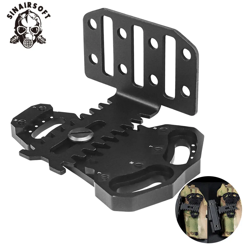 Tactical NCP2 Holster Plate Adapter Negative Cant Plate Version 2 Adjustable Mounting 3-Hole Pistol Handgun Holster Accessories
Tactical NCP2 Holster Plate Adapter Negative Cant Plate Version 2 Adjustable Mounting 3-Hole Pistol Handgun Holster Accessories