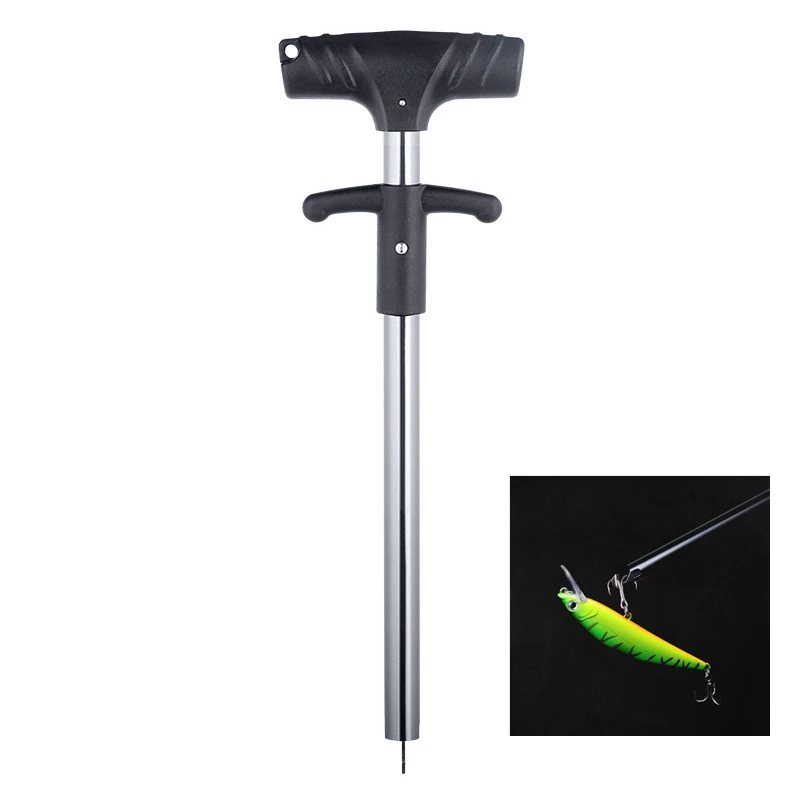 Fishing Hook Remover 23.2cm/9.1in Aluminum Quickly Hook Disgorger 3 Colors Optional Suitable for Most of Fishing Hooks
Fishing Hook Remover 23.2cm/9.1in Aluminum Quickly Hook Disgorger 3 Colors Optional Suitable for Most of Fishing Hooks