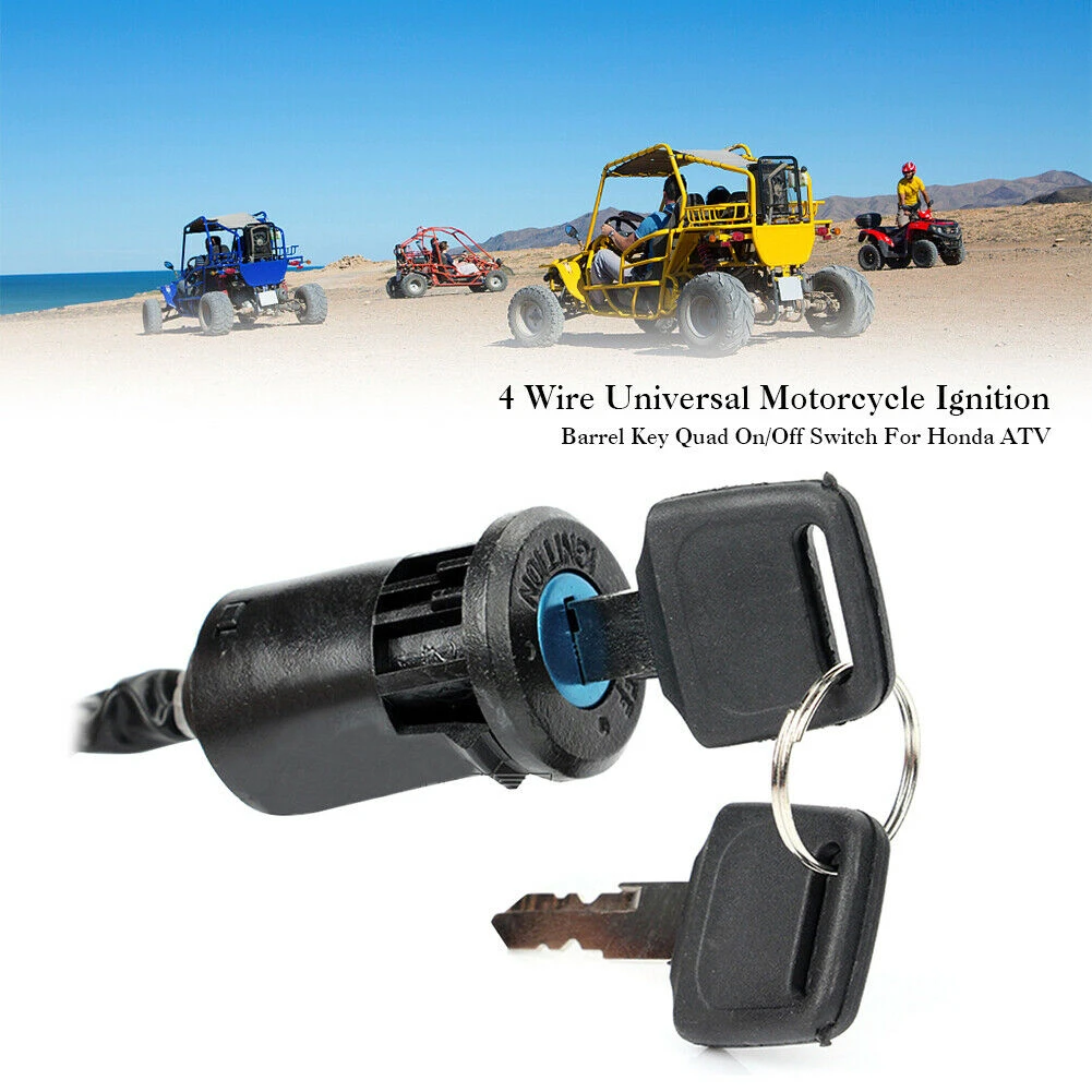 50-250CC Starter Ignition Switch Universal Motorcycle Ignition Barrel Switch 2 Key 4 Wire For ATV Quad Dirt Bike Motorcycle
50-250CC Starter Ignition Switch Universal Motorcycle Ignition Barrel Switch 2 Key 4 Wire For ATV Quad Dirt Bike Motorcycle