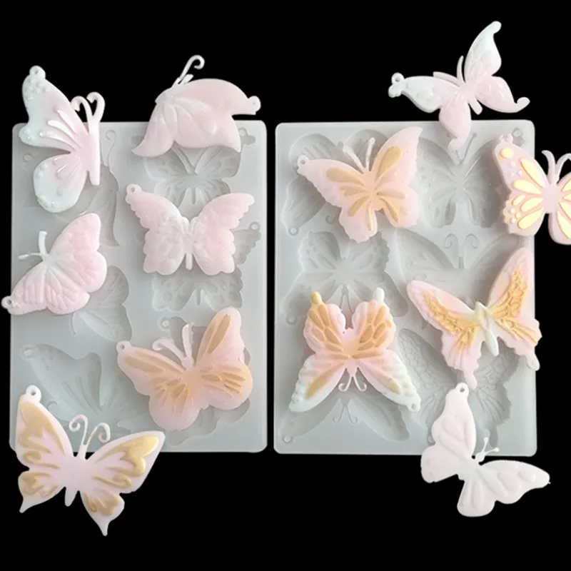 Butterfly silicone mold DIY Different shapes of butterflies can be made into candy chocolate UV epoxy resin crafts
Butterfly silicone mold DIY Different shapes of butterflies can be made into candy chocolate UV epoxy resin crafts