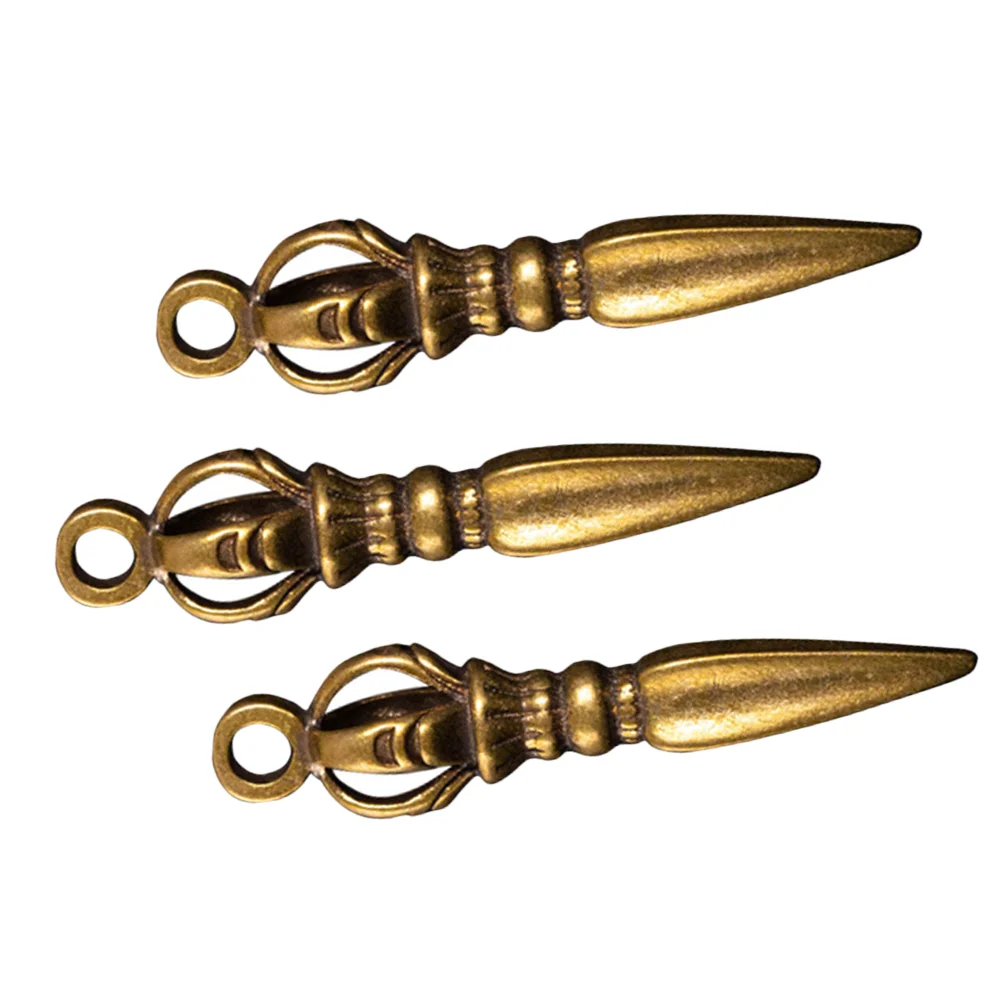 3 Pcs Pendant Retro Keychain Hanging Decor Manual Style Brass Blessing Vajra Pestle Adornment Car Decors Vehicle
3 Pcs Pendant Retro Keychain Hanging Decor Manual Style Brass Blessing Vajra Pestle Adornment Car Decors Vehicle