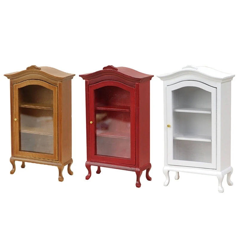 L21F 1:12 Realistic Dollhouse Mini Book Cabinet Case for Teens Hobby Collector Cake Topper Vintage Design DIY Playhouse Decor
L21F 1:12 Realistic Dollhouse Mini Book Cabinet Case for Teens Hobby Collector Cake Topper Vintage Design DIY Playhouse Decor