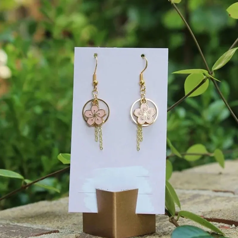Sakura blossom pastel gold dangle earrings gift her delicate earring elegant pendant 2022 trending earings for women y2k
Sakura blossom pastel gold dangle earrings gift her delicate earring elegant pendant 2022 trending earings for women y2k