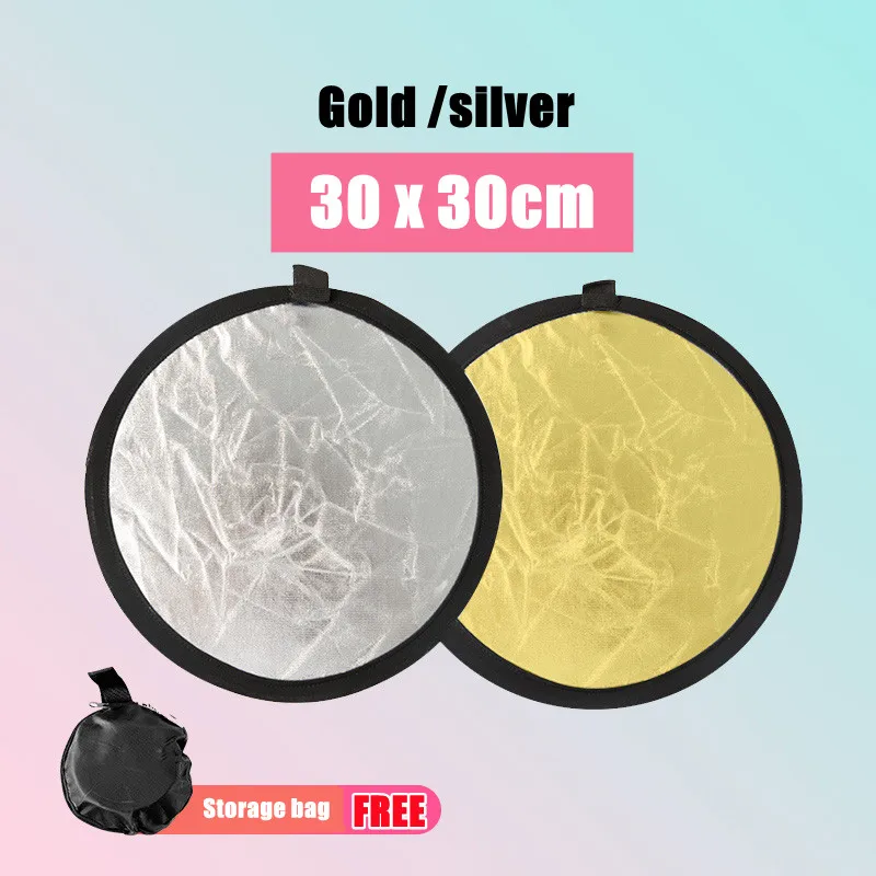 2 in 1 reflector photo portable photography self shooting props studio 12 inch photography accessories 30cm
2 in 1 reflector photo portable photography self shooting props studio 12 inch photography accessories 30cm