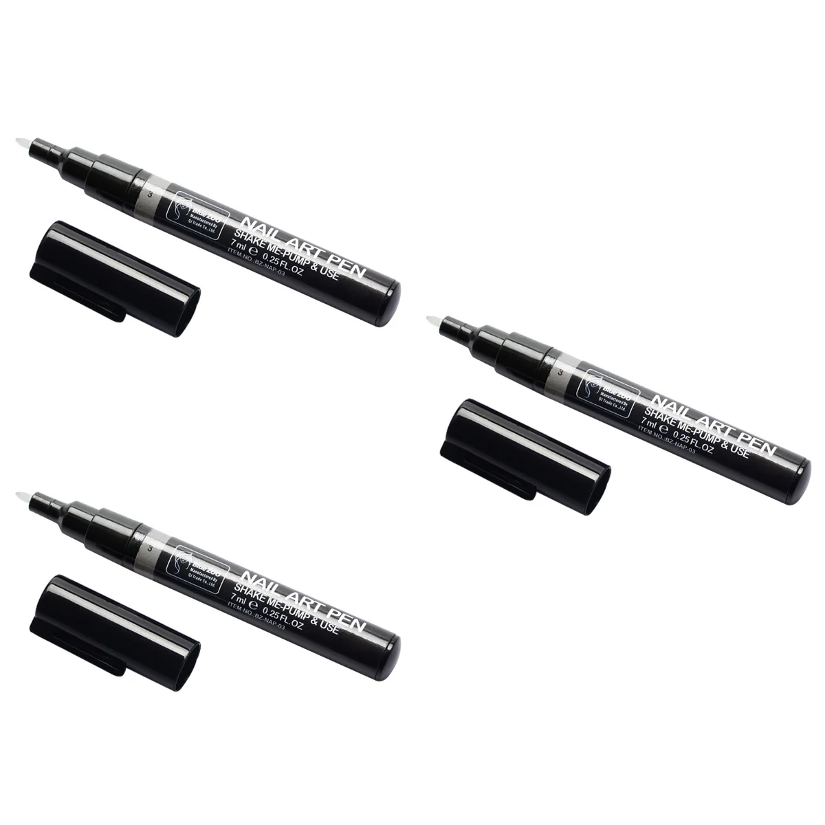 3pcs 3D Nail Design Pen UV Gel Dotting Drawing Painting Pen Salon Nail Tool (Silver)
3pcs 3D Nail Design Pen UV Gel Dotting Drawing Painting Pen Salon Nail Tool (Silver)
